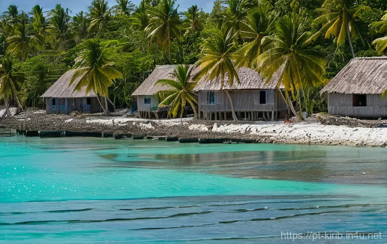 키리바시 경제 성장률 분석 - **Prompt Title: Kiribati Resilience: Community Adapts to Rising Tides**
    A vibrant, sun-drenched ...