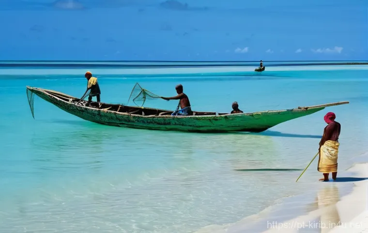 키리바시 경제 성장률 분석 - **Prompt Title: Kiribati Resilience: Community Adapts to Rising Tides**
    A vibrant, sun-drenched ...